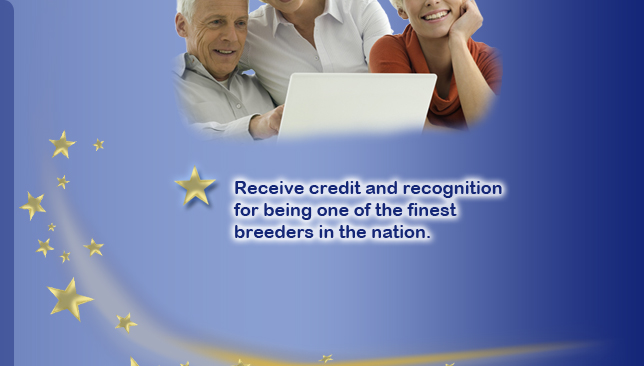 American Canine Association, Star Breeder, Program, Dog, breeder, pup, puppies, kennel, ACA, AKC, APR, breeding, litter 